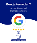 Google Review Standaard Universeel (Let op: begin nov op voorraad)