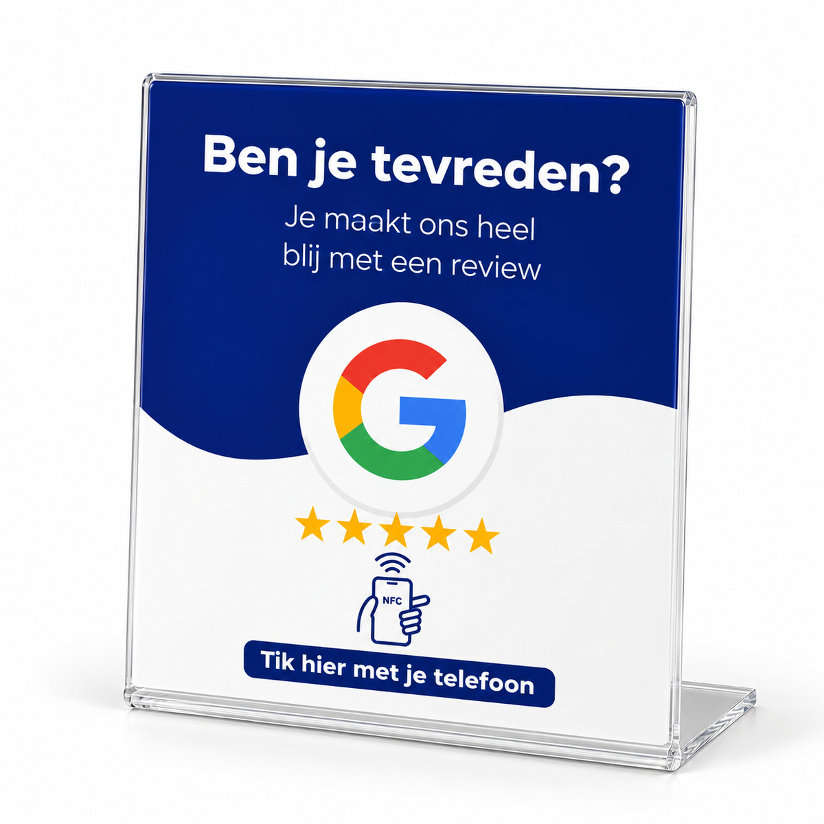 Google Review Standaard Universeel (Let op: begin nov op voorraad)